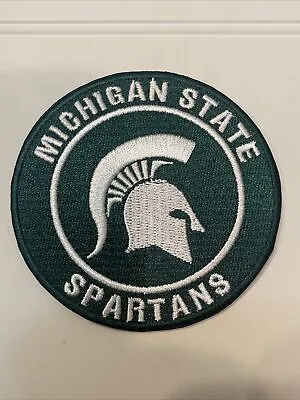 MSU Michigan State Spartans Vintage  Embroidered Iron On Patch  3  X 3  Awesome • $6.89