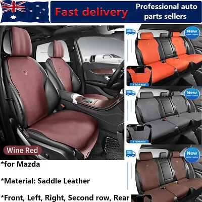 PU Leather Car Seat Covers For Mazda 2 Mazda 3 6 Mazda CX3 CX5 CX7 Durable Part • $128.58