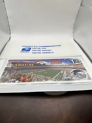 Vintage Denver Broncos Last Game At Mile High Stadium Envelope W/ Sleeve • $10