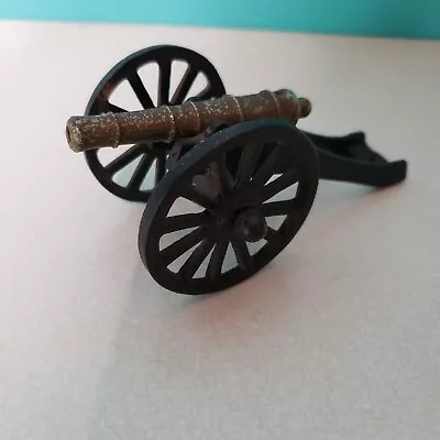 Penn Craft USA Cast Iron Brass Toy Cannon Miniature  • $14.97