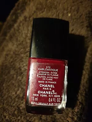 Chanel Nail Colour Le Vernis 572 Emblematique 13ml Ltd Edition  • £11.50