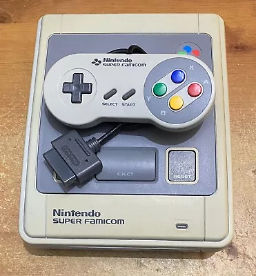 Nintendo Super Famicom SNES Game Console SuperCIC 50/60hz Switchless Controller • £54.99