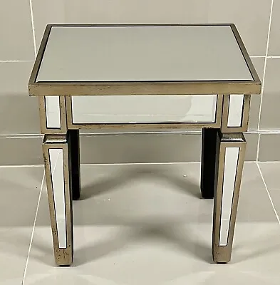 £59.99 • Buy 1 X Venetian Mirrored Table Side Table Bedside Table / Lamp Table End Table