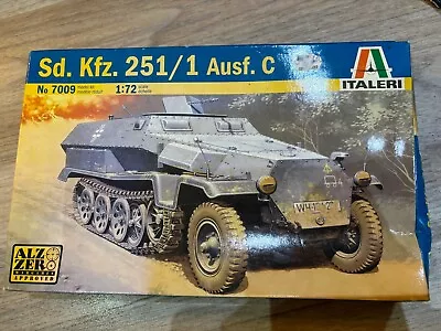 Vintage 7009 Italeri Sd. Kfz 251/1 Ausf C Model Kit Armoured Truck New Old Stock • $57.95