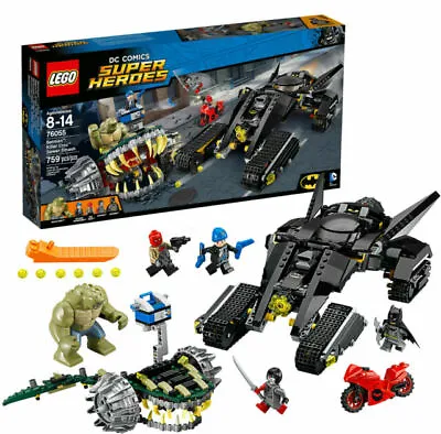 £48.07 • Buy LEGO DC Comics Super Heroes: Batman: Killer Croc Sewer Smash (76055) NO FIGS!!