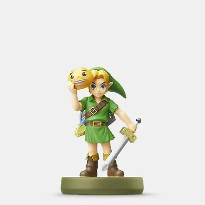 Nintendo Amiibo Link Majora's Mask The Legend Of Zelda Series Figure Japan New • £26.39