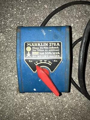 Marklin Trains Ho Scale Train Controller Transformer Power Pack 278 A Germany • $9.99