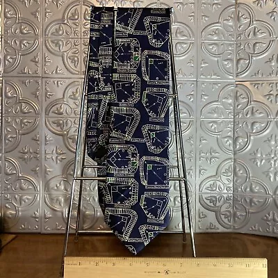 Josh Bach Mens Silk Tie Demolished Baseball Stadiums New  EbbettsConnie Mack • $13.50