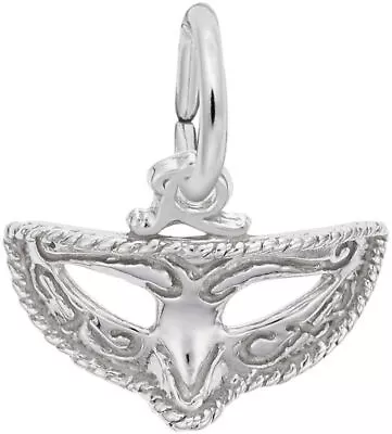 Sterling Silver Mardi Gras Mask Charm By Rembrandt • $32.50
