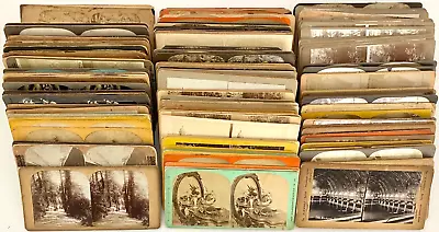 LOT Of 150 Stereoviews Of Various Topics & Various Publishers No Lithos-#L11 • $19.95