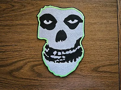 Misfits Logo Sew On White Embroidered Large Back Patch • $14.99