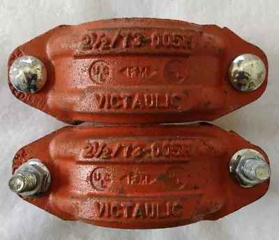 Victaulic 2-1/2  005H GROOVED Coupling (NEEDS NEW GASKETS) (SET OF 2-PCS) • $20