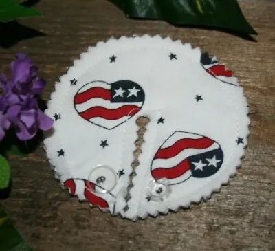G-tube Pads Mic-key Button Feeding Tube Pads AMT Button Cover 4th Of July #2 • $2.25