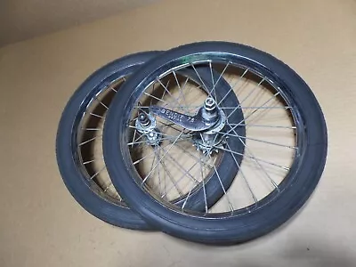 Vintage Schwinn Bicycle Wheel & Tire Set - 16x1-3/4 Coaster Brake - Rgh+ • $22.99