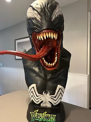 Marvel Sideshow Venom Life Size Bust - 1/1 - Repainted-one Of A Kind-spiderman • $1050