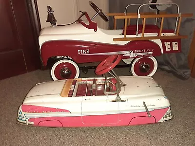 VINTAGE ORIGINAL 1950's MARX ELECTRIC BATTERY 6 VOLT DRIVE RIDE ON CHILDS CAR • $449.99