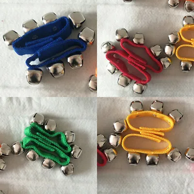 Baby Kids Wrist Rattle Bell Ankle Rattle Sensory Toys Jingle Educational Gift CA • £3.25