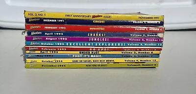 Disney Adventures Magazine 11 Lot 1991-1993 • $45