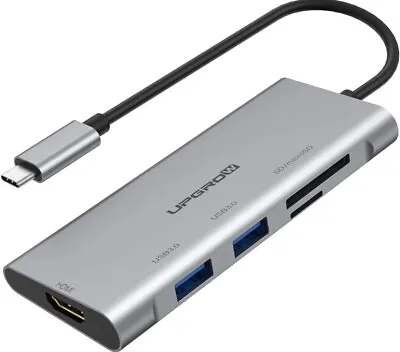 Upgrow 5in1 USB C Hub Adapter W HDMI SD Micro SD 2 USB 3.0 Ports For Mac B11 • $8.99
