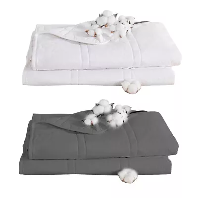 Dreamz Weighted Blanket 9KG 7KG 5KG 2.3KG Cotton Heavy Gravity Adult Deep Relax • $58.99