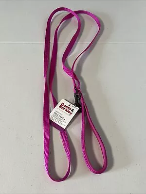 Boots & Barkley 6ft Nylon Comfort Reflective Double Stitch Dog Leash Pink • $8.98