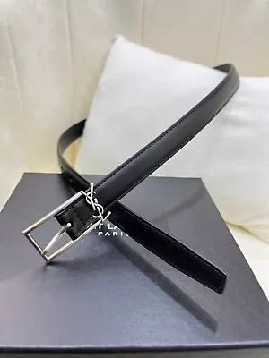 New YSL Square Buckle Black Belt • $149