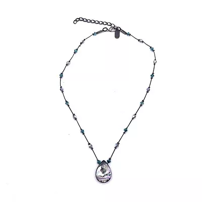 Dabby Reid Women Jewelry Multicolor Pearl Shell Push Lock Necklace Size 15  + 2  • $47.99
