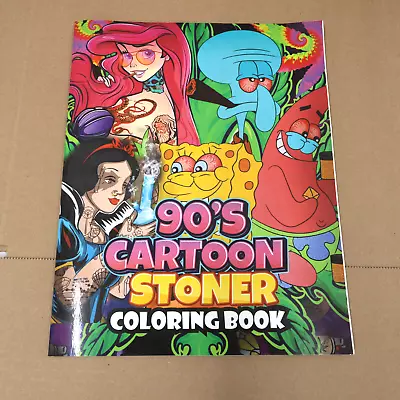 STONER COLORING BOOK 90s CARTOON ADULT RARE NEW UNUSED • $14.40