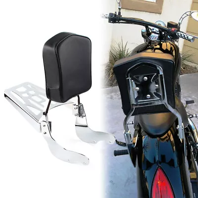 Motorcycle Sissy Bar Backrest Pad Luggage Rack For Victory 2003-up Vegas Kingpin • $136.78