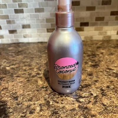 Victoria's Secret PINK Bronzed Coconut Self-Tanning Coconut Water Slightly Used • $12