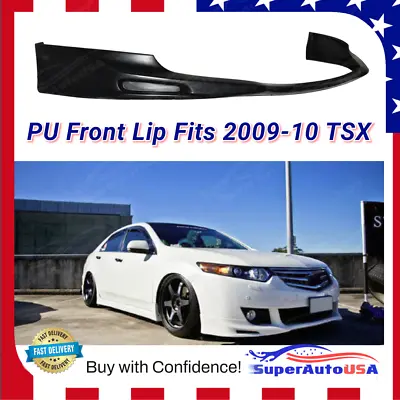 Fits Acura TSX 2009-10 Type-S Style Black Polyurethane Front Bumper Lip Body Kit • $148.89