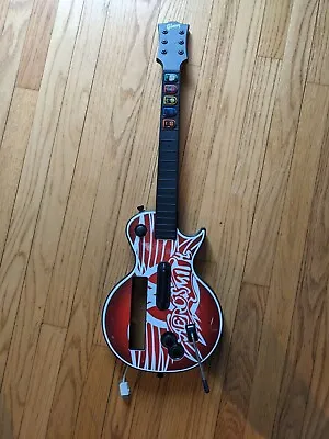 XBOX Gibson Les Paul Guitar Hero Aerosmith Red Octane *UNTESTED* • $40