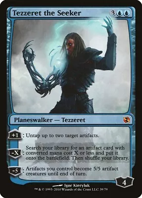 Tezzeret The Seeker - NM Duel Decks: Elspeth Vs Tezzeret 39/79 Foil Mythic MTG  • $17.99