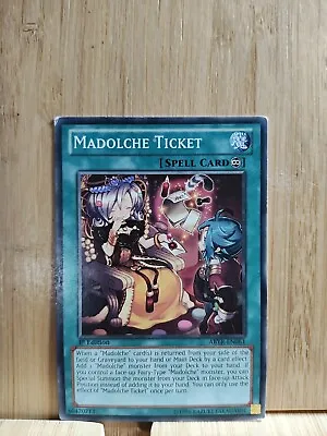 Yu-Gi-Oh! I 🏆Madolche Ticket (Played) - 1st Edition🏆Common Card • $1.61