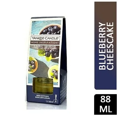 Yankee Candle Home Inspiration Blueberry Cheesecake Reed Diffuser 88ML • £10.99