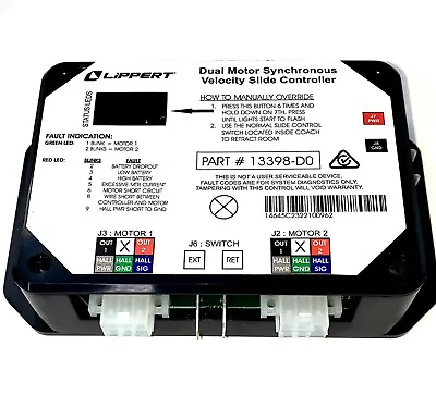 Lippert 13398-D0 | RV MOTORHOME Dual Motor Synchronous Velocity Slide Controller • $104.99