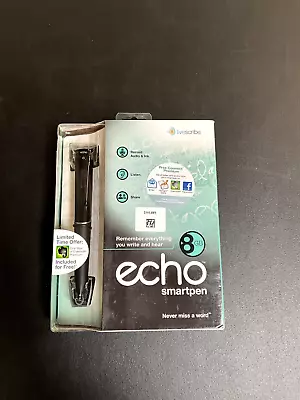 Livescribe Echo Smart Pen 8GB Mac Windows Compatible Record Save Send New • $80