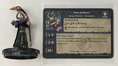 Amon Darkheart World Of Warcraft Miniatures Figure WoW Cards Core Set Common • $4.99