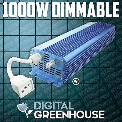 DIMMABLE 1000W DIGITAL GROW LIGHT BALLAST HPS 1000 Watt Sodium Halide X Quantum • $149.95