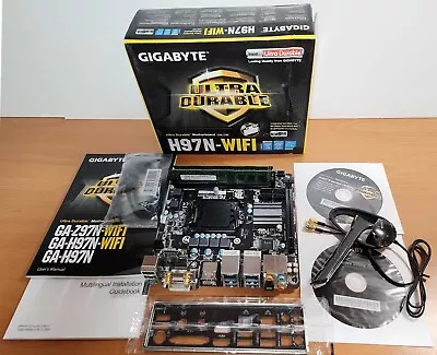 Gigabyte GA-H97-WIFI LGA1150 Mini-ITX 4GB DDR3 RAM • $60