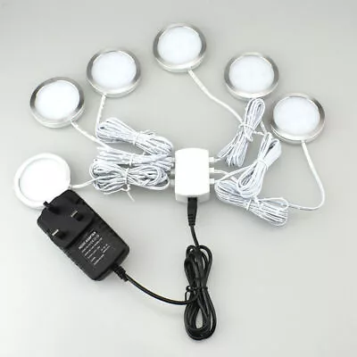 £19.79 • Buy 3/6 Lights LED Under Cabinet Lights Cupboard Kitchen Shelf Counter Display Lamp
