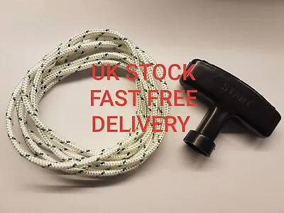 HONDA IZY Lawn Mower Replacement Handle And 2 Metres Of 4 Mm Pull Cord. • £4.99