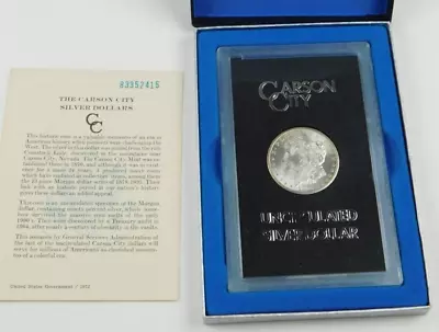 1883-CC $1 Morgan Silver Dollar GSA Hoard UNCIRCULATED Box + COA C0219 • $316