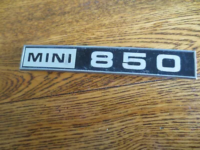 Original Classic Mini 850 Car Badge / Emblem -- --- • $35