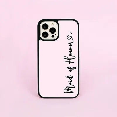 Mrs Bride Bridesmaid Mother Honour Rubber Phone Case/Cover For IPhone Samsung • £9.99