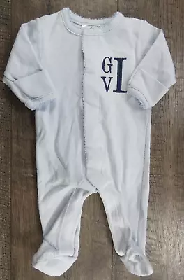 Baby Boy Clothes SK Preemie GLV Light Blue Footed Outfit • $15.99