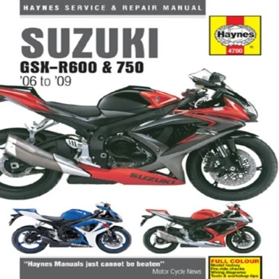 $45.37 • Buy Haynes Workshop Manual Suzuki GSX 600 750 GSX-R600 2006-2009 Service Repair