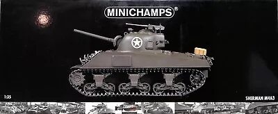 Minichamps 1:35 ~ SHERMAN M4A3 US Army 1942 Tank ~ 350 040000 • £96