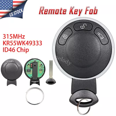 2 Replacement For 2011 2012 Mini Cooper Countryman 3B Key Fob Remote KR55WK49333 • $15.89