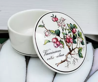 Villeroy & Boch Botanica Vaccinium Vitis Idaea Lingonberry Porcelain Trinket Box • $19.99